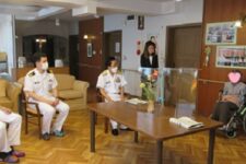海上自衛隊横須賀地区総監の来所がありました。